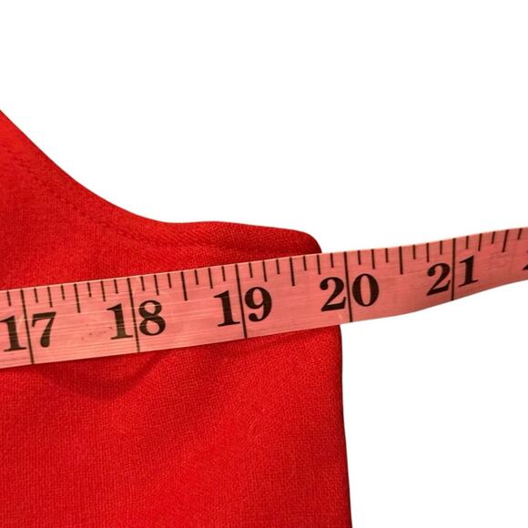 Vintage 80s Pendleton USA Men’s Size Small Red Vest with Button Down Pointed Hem - Picture 4 of 6